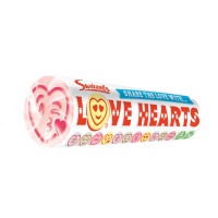 Swizzels Giant LOVE HEARTS Roll 39g - Best Before:  12/2025